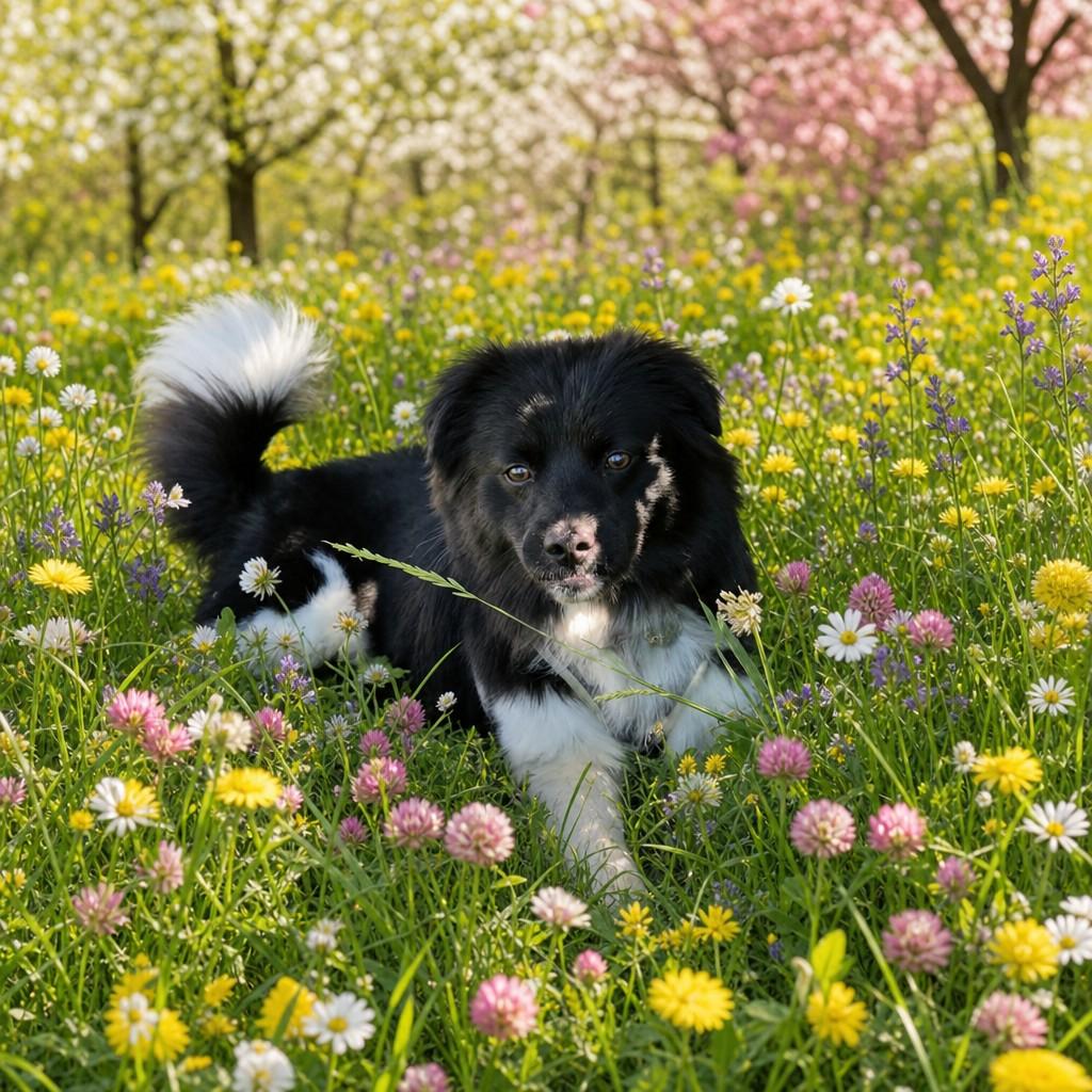 Bandit, ADOPTABLE, Young Male Border Collie.