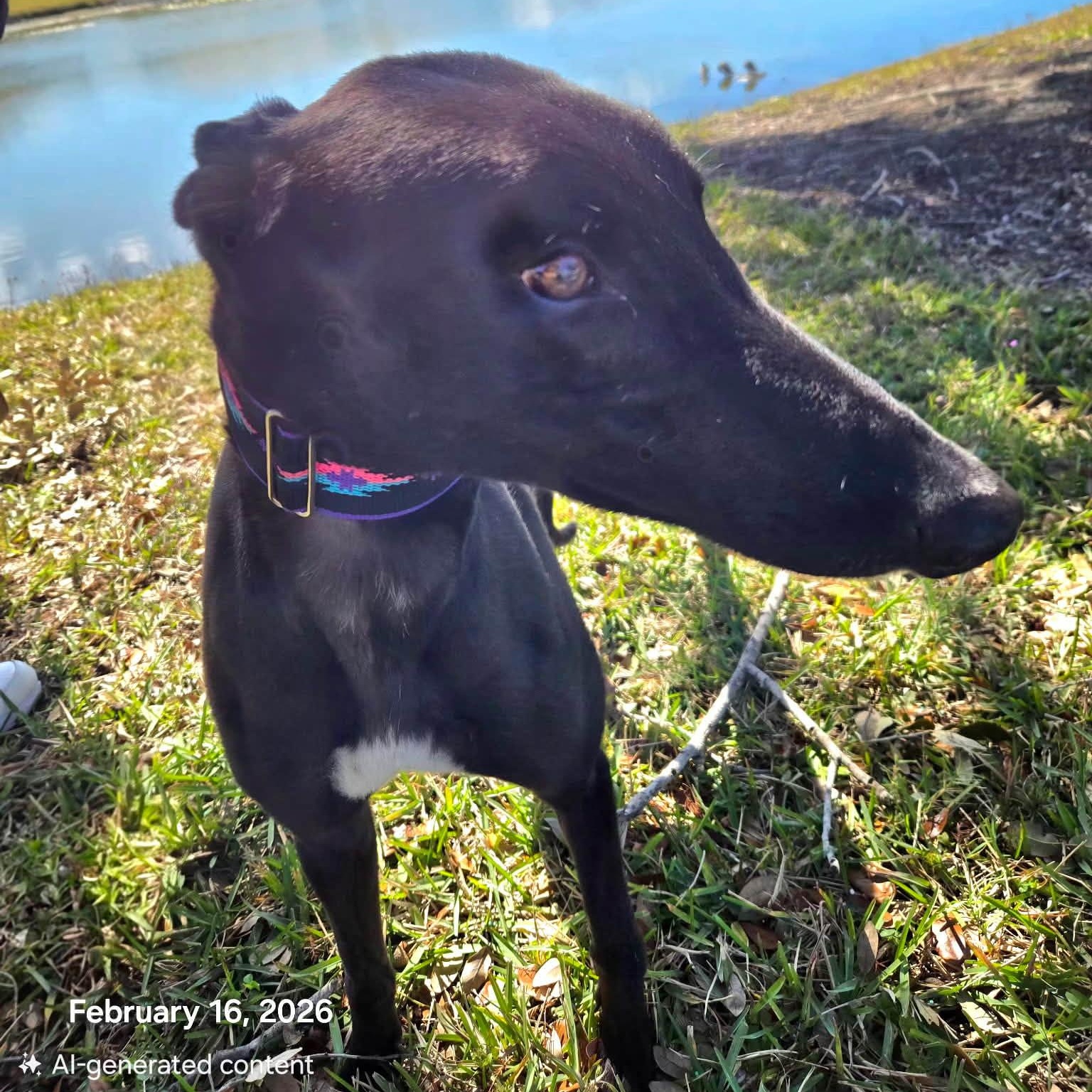 Enlarge Savana Ding Dong (Ding Dong), a ADOPTABLE Greyhound in North Port, FL image 4/4
