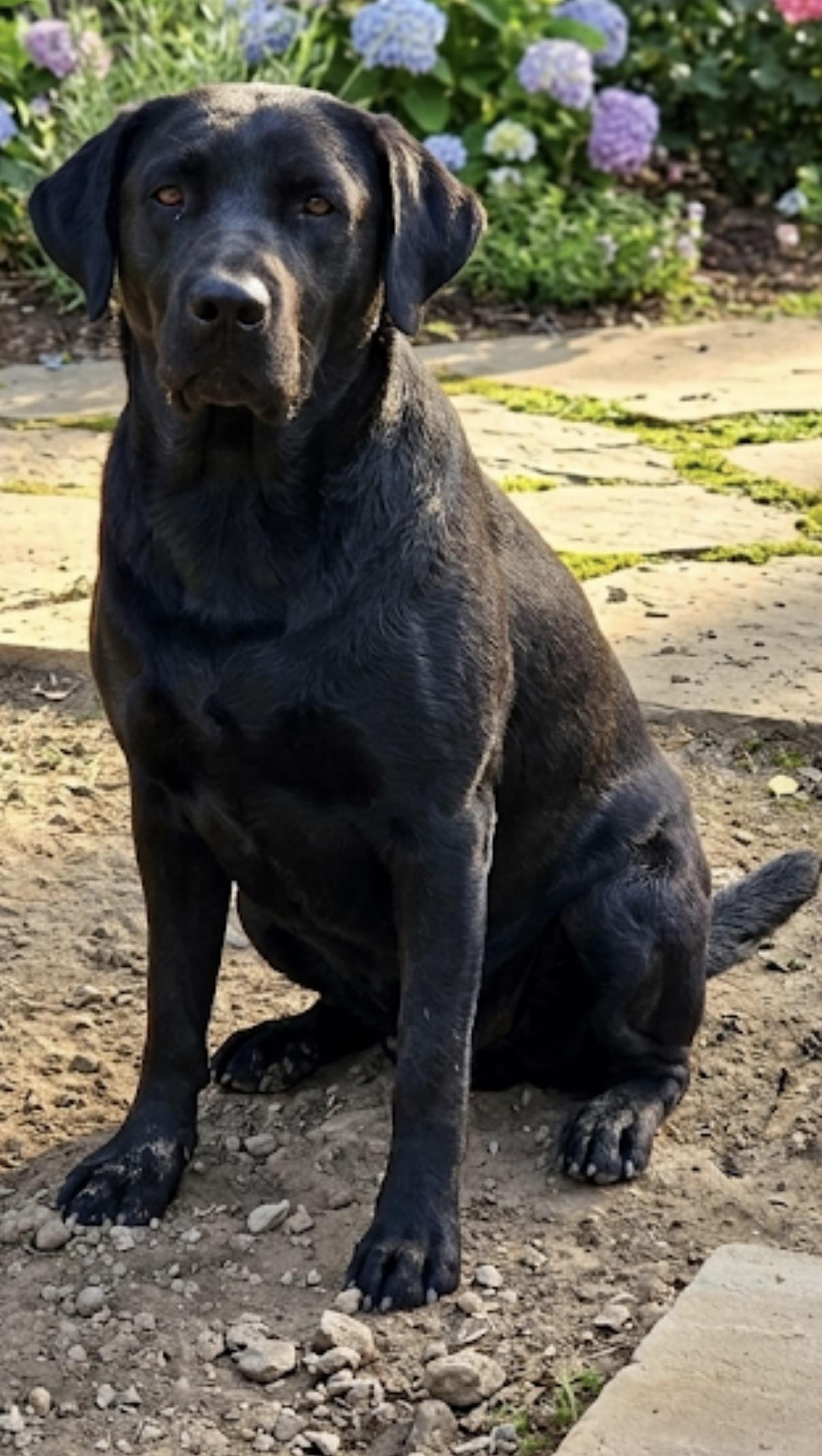 Enlarge Timber, a ADOPTABLE Black Labrador Retriever in Casa Grande, AZ image 4/4