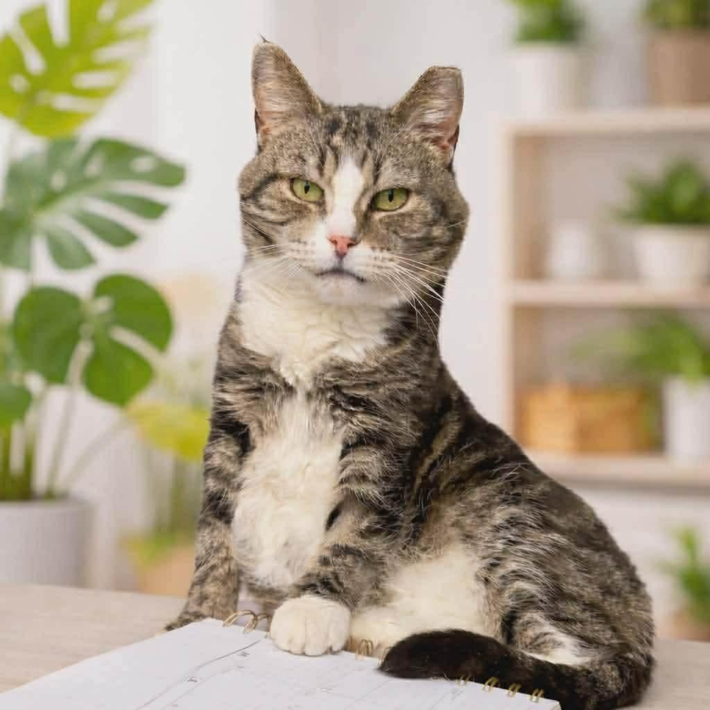 Alicia, Adoptable, Senior Female Tabby & Domestic Short Hair.