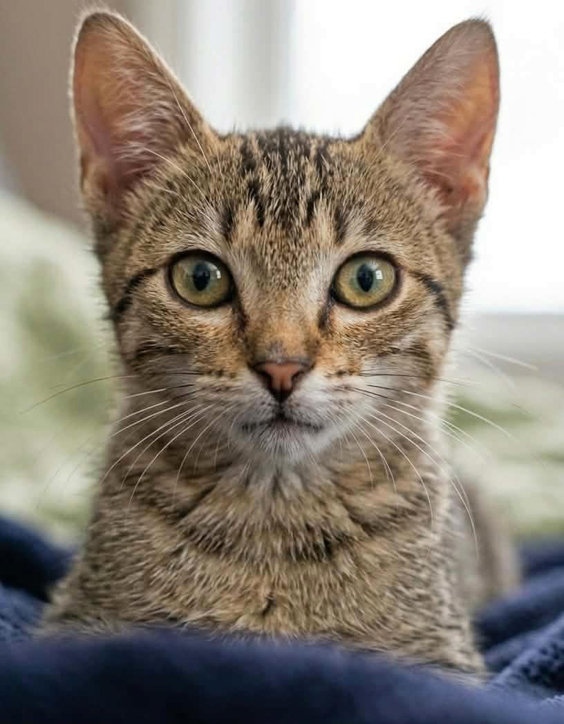 Mochie, adopted, Kitten Female Domestic Short Hair & Tabby.