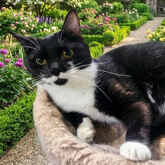 Heaven, ADOPTABLE, Young Female Tuxedo.