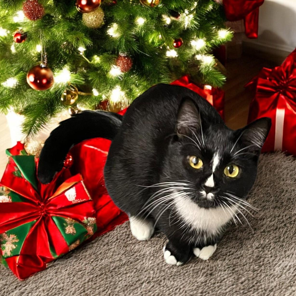 Gia — Grace, Devotion, and a Lifetime of Love, Adoptable, Young Female Tuxedo.