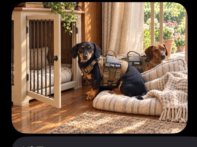 Chip (bonded with Flapjack) SANTA BARBARA, Adoptable, Adult Male Dachshund.