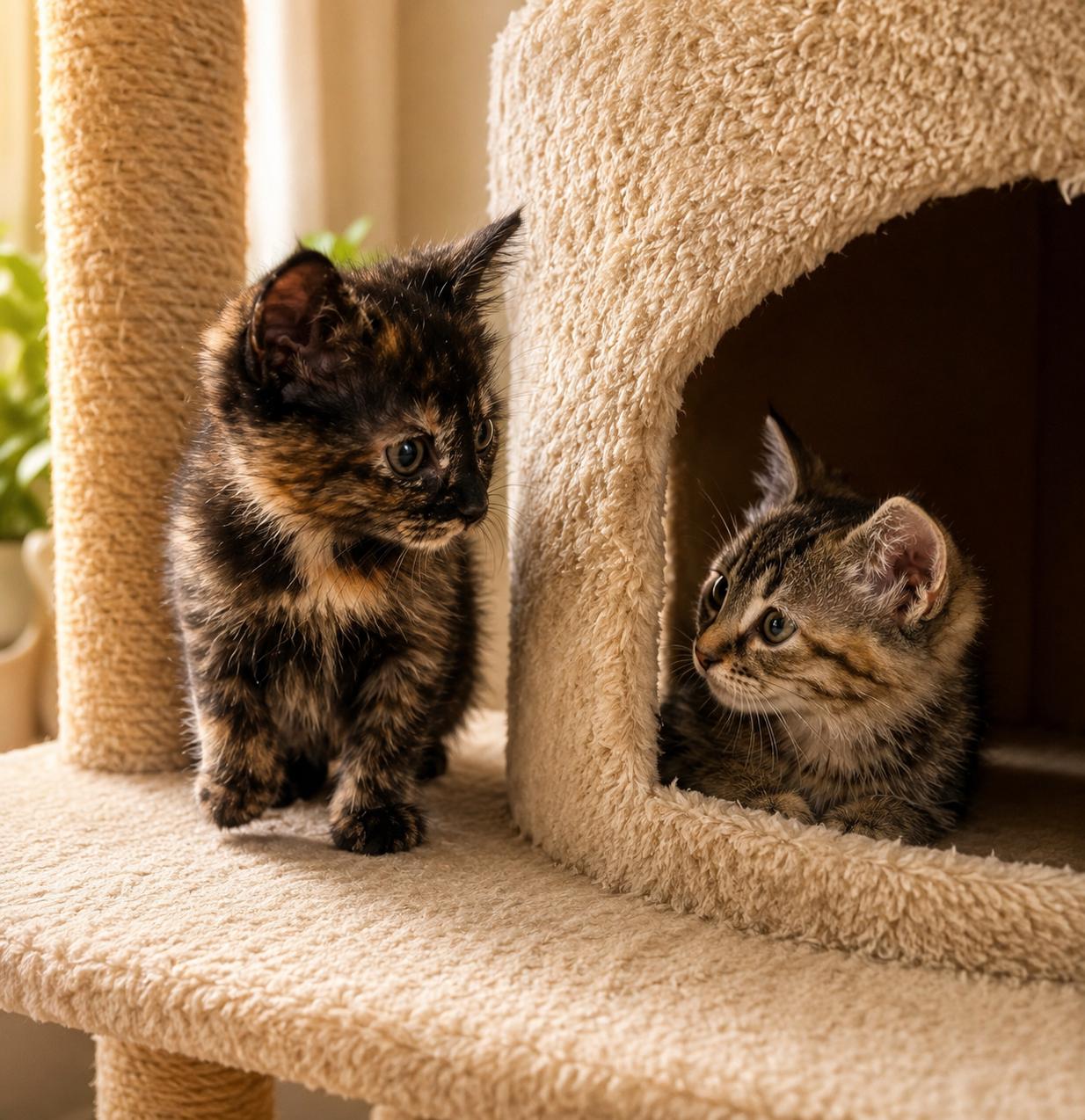 Enlarge Mint & Julep-Best Friends Forever, a Adoptable Tortoiseshell in Laurel, MD image 3/6