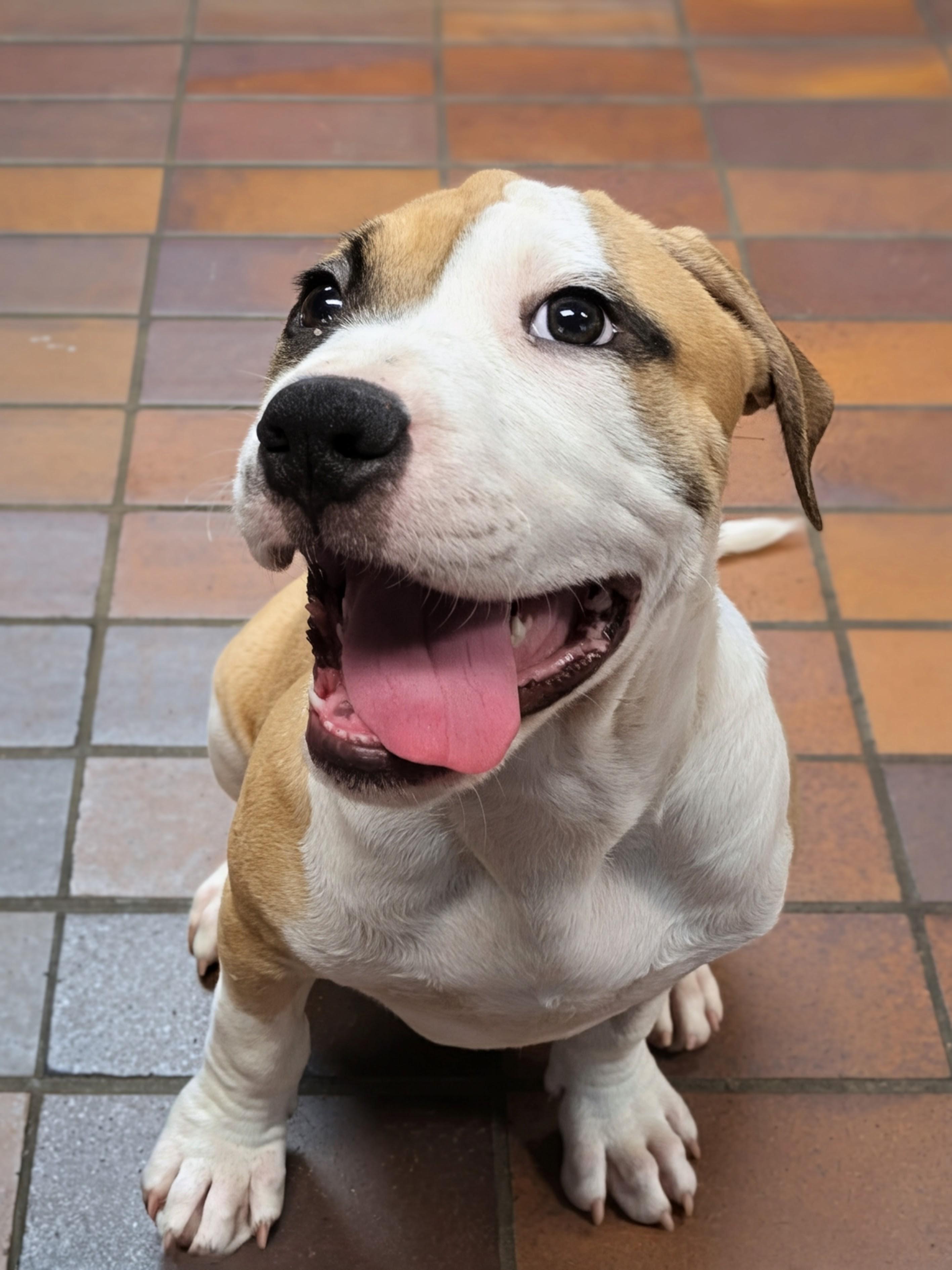 Hercules Mulligan, adopted, Puppy Male Mixed Breed.