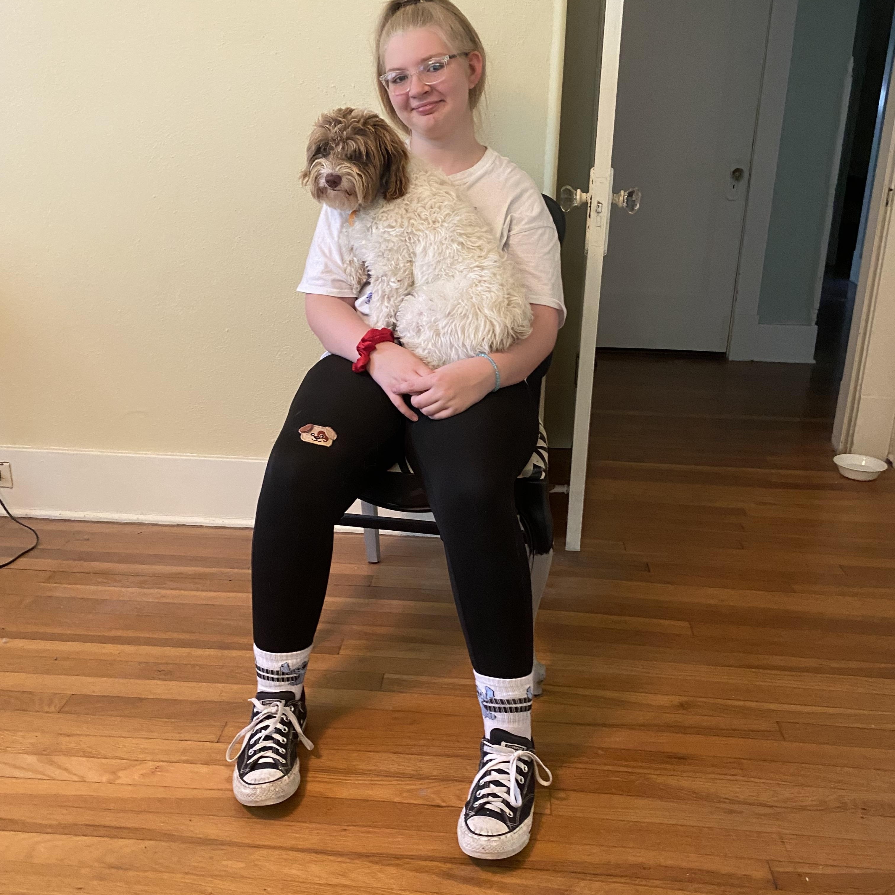 Lucy, an adopted Labradoodle in Blytheville, AR image 3/3