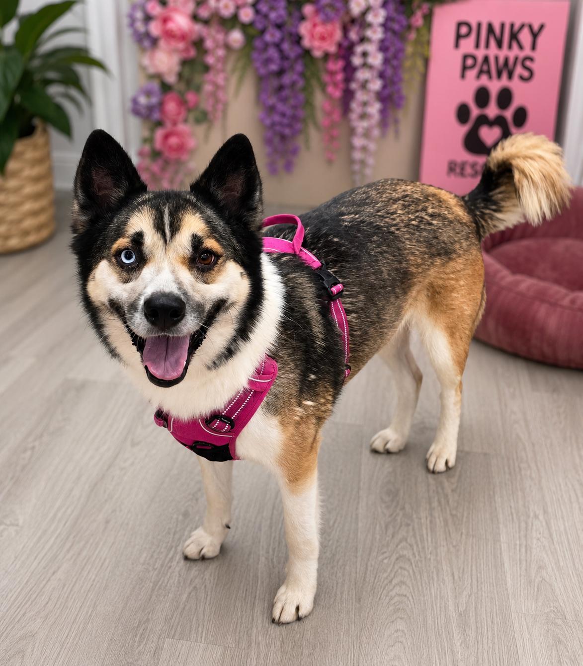 Viktoria, Adoptable, Adult Female Husky & Shepherd.