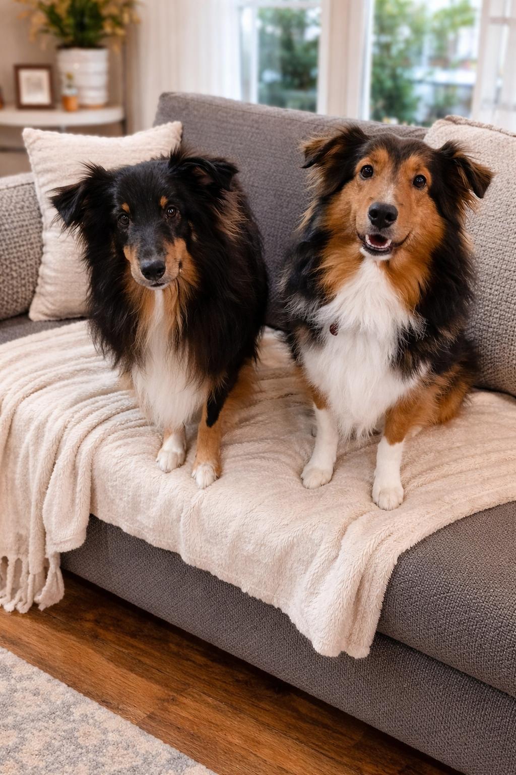 Sam and Rachel, Adoptable, Young Female Shetland Sheepdog / Sheltie.