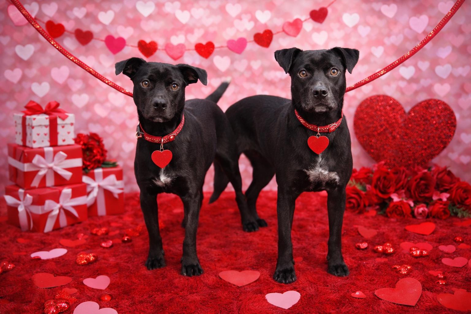 Cole & Cinder, ADOPTABLE, Young Female Black Labrador Retriever.