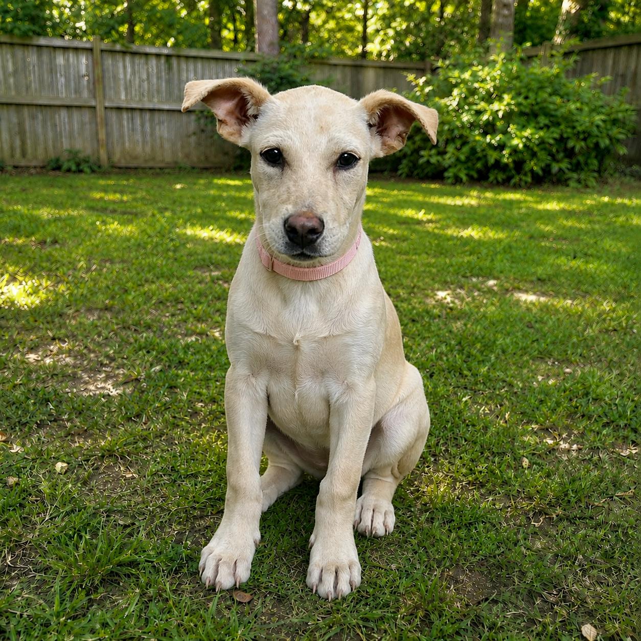 Etta Grace, adopted, Puppy Female Mixed Breed.
