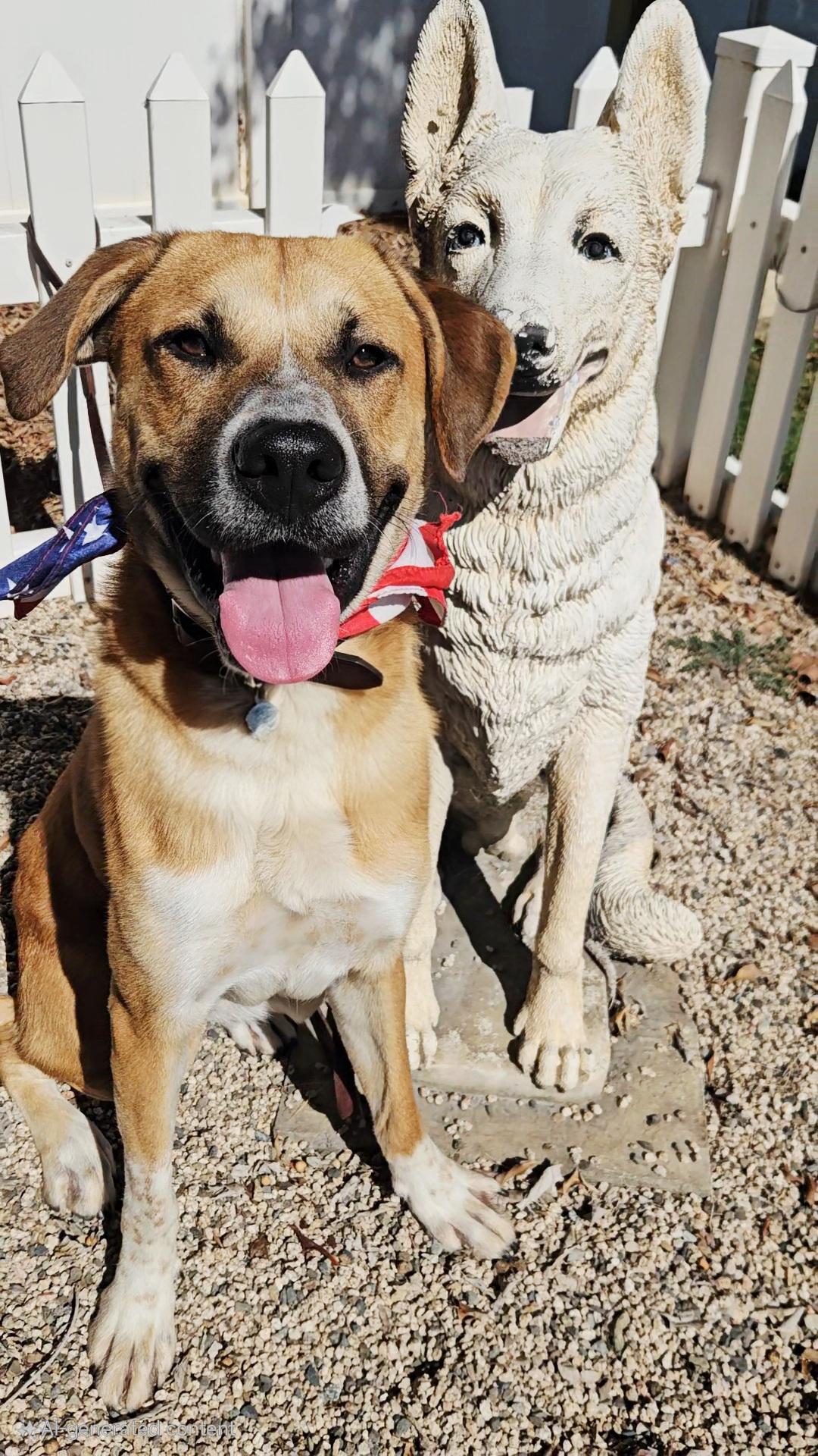 Harley Scooby loves water, a Adoptable mixed breed in Venice, CA image 3/4