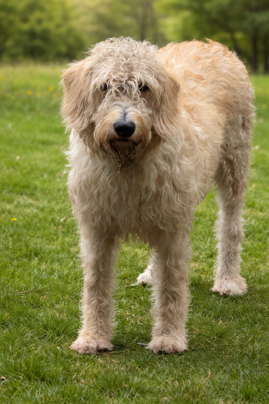 Poseidon, Adoptable, Young Male Standard Poodle.