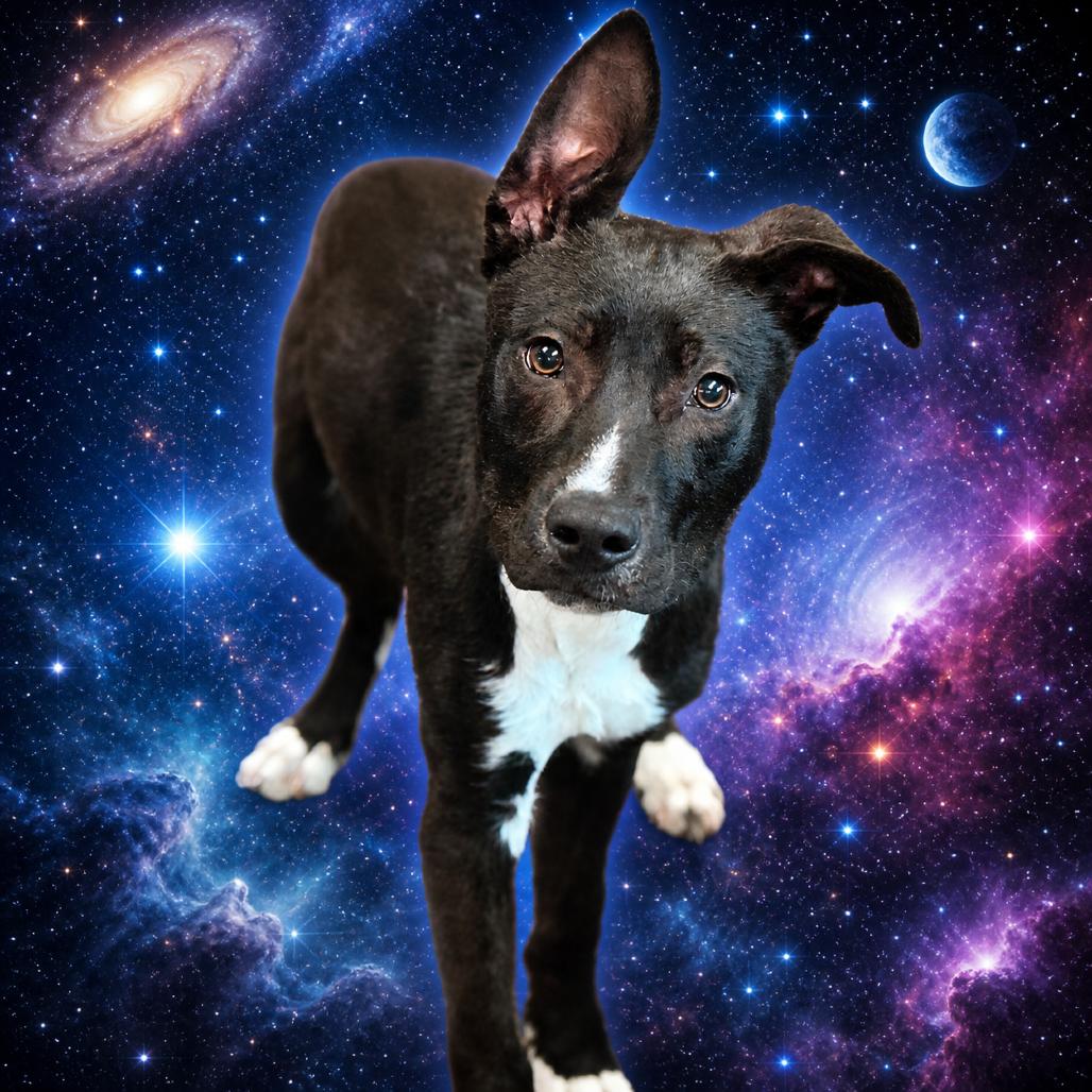 Darth Mittens, Adoptable, Puppy Male Pit Bull Terrier & Mixed Breed.