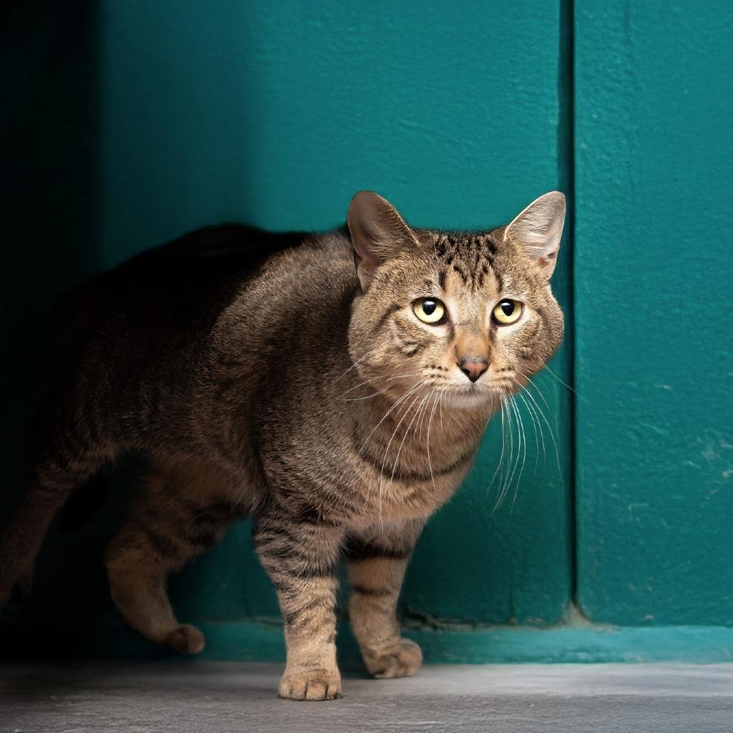 Bob D. Cat, Adoptable, Adult Male Domestic Short Hair.