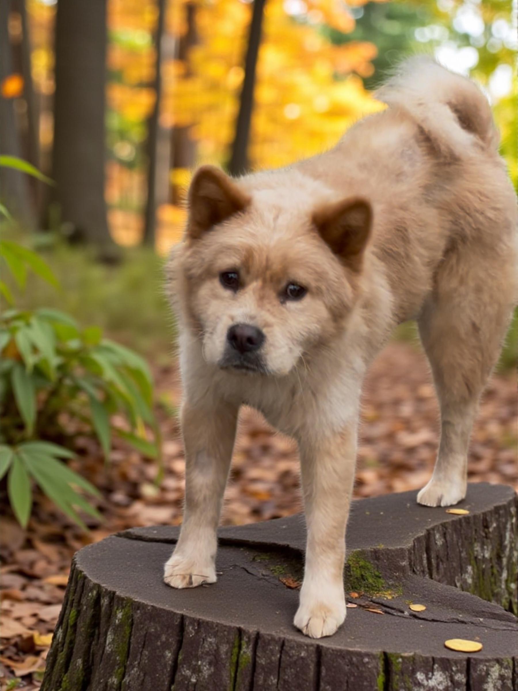 Honey, adopted, Adult Female Chow Chow.