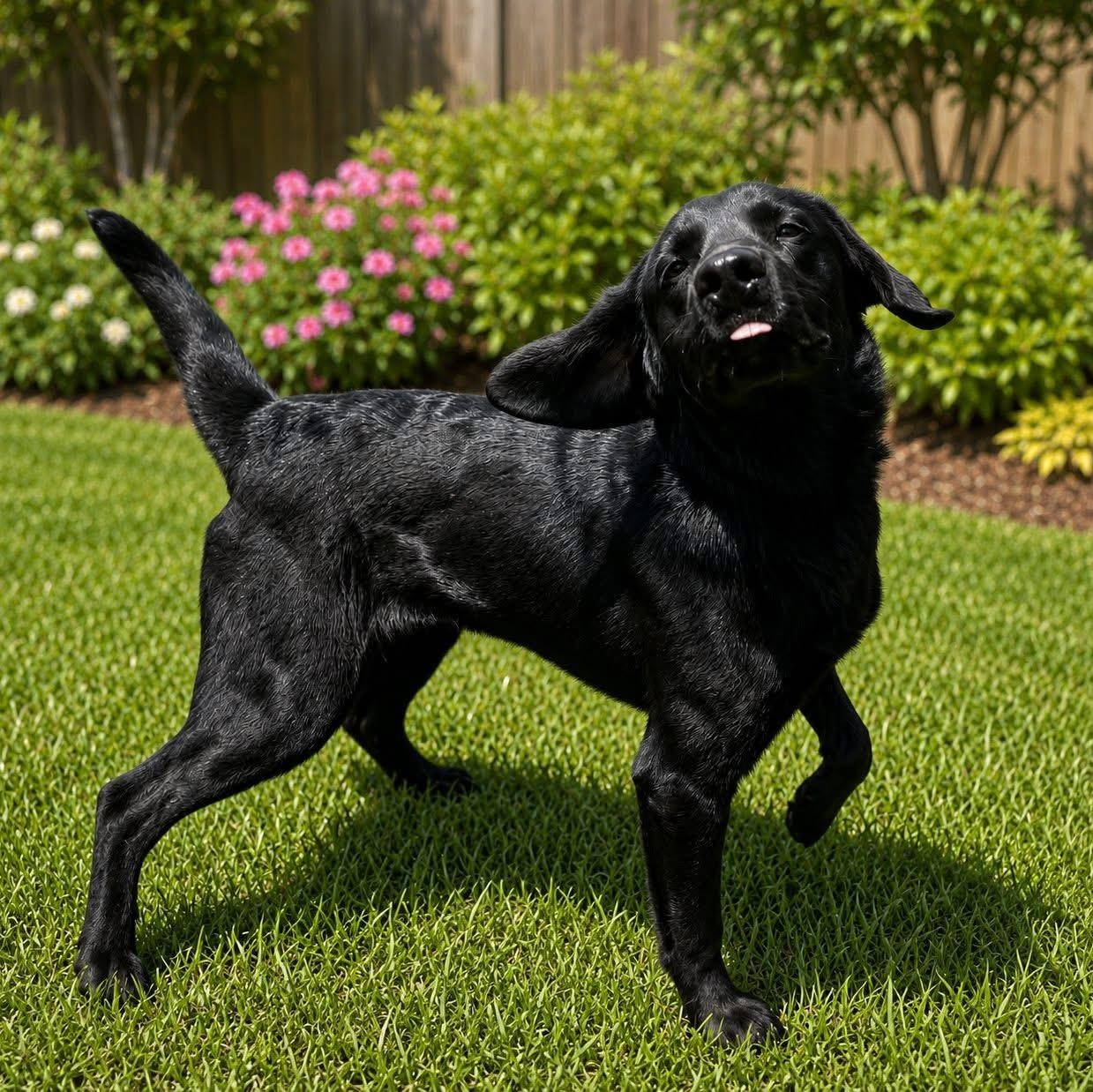 Onyx, ADOPTABLE, Puppy Male Black Labrador Retriever.