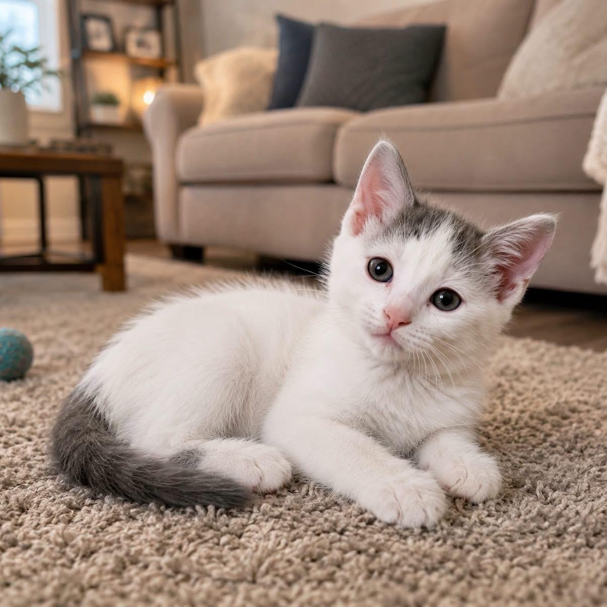 Marvin Gaye, adopted, Kitten Male Domestic Short Hair.