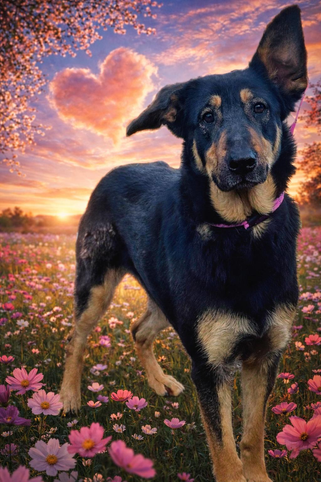 Zara - 29170, ADOPTABLE, Adult Female German Shepherd Dog & Mixed Breed.