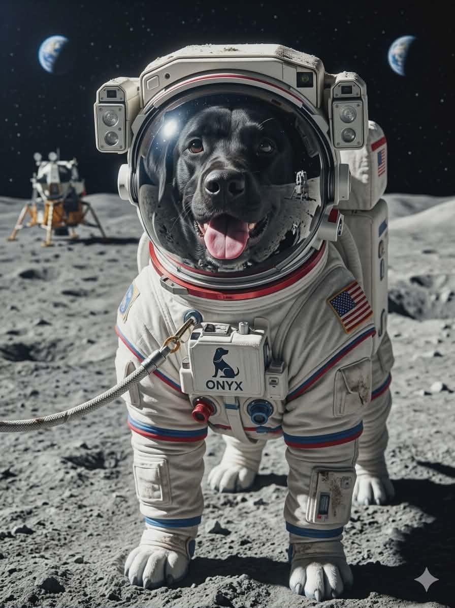 Onyx, ADOPTABLE, Young Male Black Labrador Retriever.