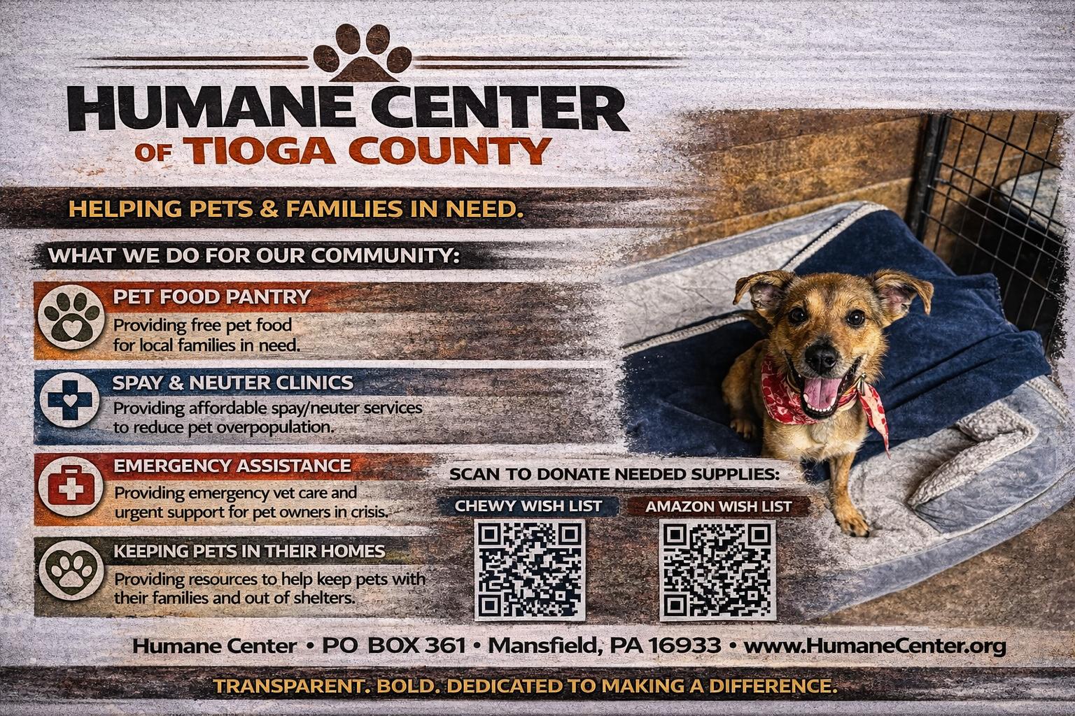 Humane Center of Tioga County, Inc.