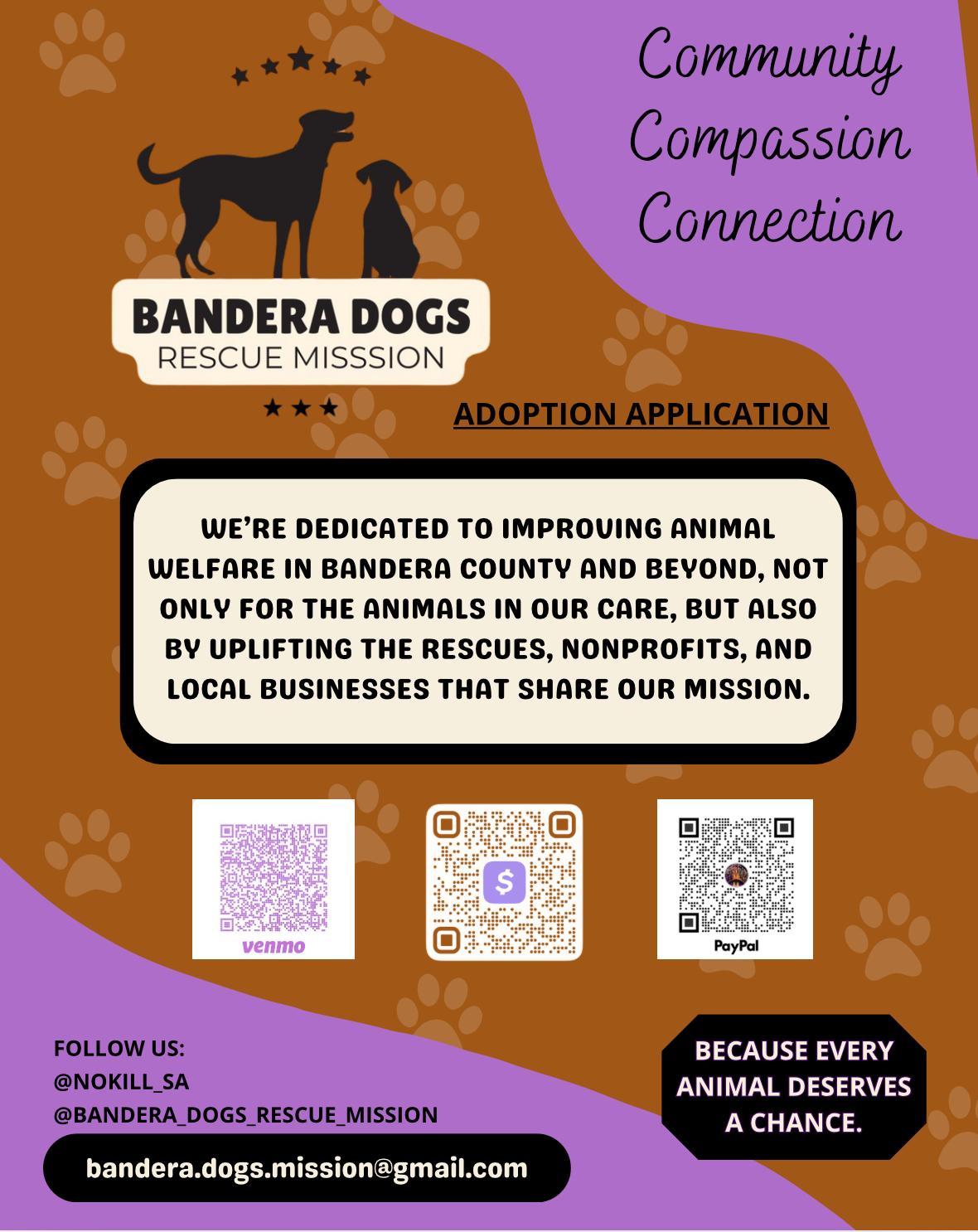 Bandera Dogs Rescue Mission